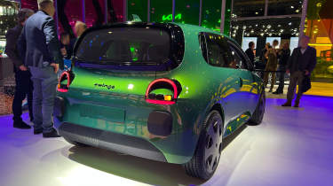 Renault Twingo at the 2025 Brussels Motor Show - rear static 