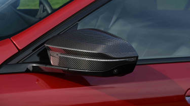 BMW i5 Touring - carbon fibre door mirror capping