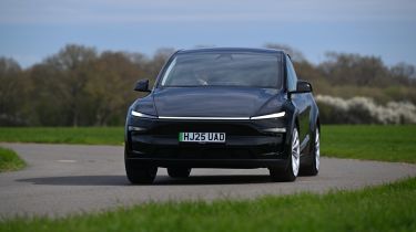 Tesla Model Y - front cornering