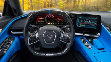 Chevrolet Corvette E-Ray (blue) - blue interior