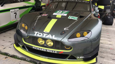 Aston Martin GTE Le Mans car - Goodwood front