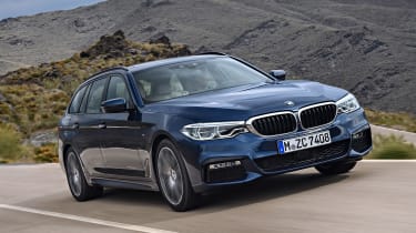 New BMW 5 Series Touring - front action