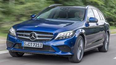 Mercedes C-Class estate 2018 - front 3/4
