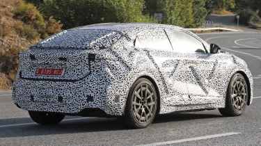 Alpine A390 spy shots - rear 3/4