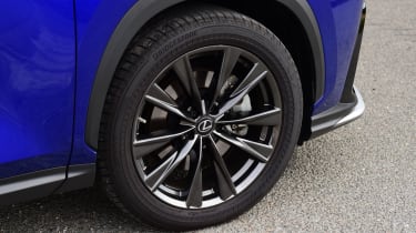 Lexus NX 450h+ long termer - front o/s wheel