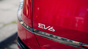 Kia EV6 AWD - rear badge