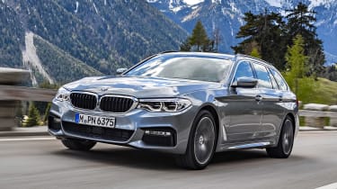BMW 530d Touring - front tracking