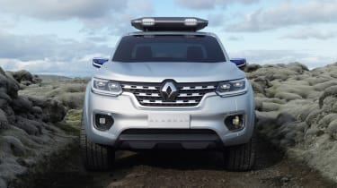 Renault Alaskan concept pick-up front on