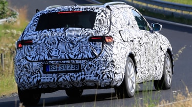 Volkswagen Polo SUV - spy shot rear tracking