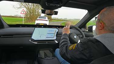 BMW iX3 - Dean driving