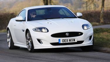 Jaguar XKR front cornering