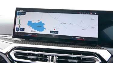 BMW M2 - sat-nav screen