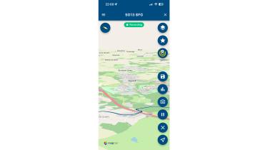 Best sat-nav apps 2025 - MyRoute-app screenshot