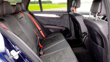 Mercedes C350 CDI Estate rear seats