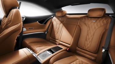 Mercedes S-Class Coupe rear seats