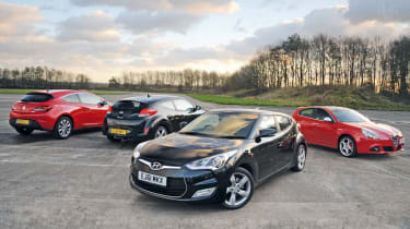 Hyundai Veloster vs rivals