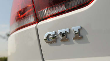 Volkswagen Golf GTI Cabriolet badge