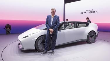 Honda 0 saloon at CES 2025