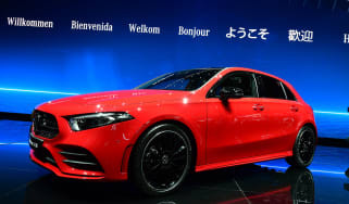 New 2018 Mercedes A-Class red front