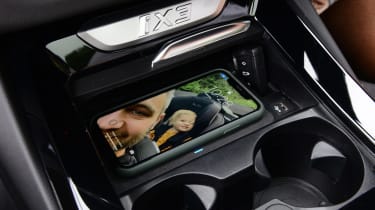 BMW iX3 long term test first report - phone charging
