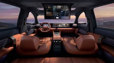 AUDI E7X interior brown