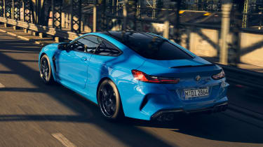 BMW M8 Competition 2022 - blue rear