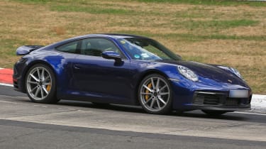 New Porsche 911 blue