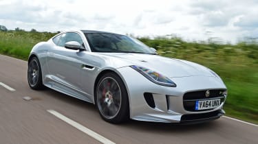 Jaguar F-Type R AWD Coupe- front tracking
