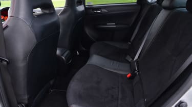 Subaru WRX STi 320R rear seats