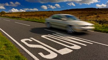 40mph limit for rural roads