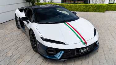 New Lamborghini Temerario Tricolore - front overhead house