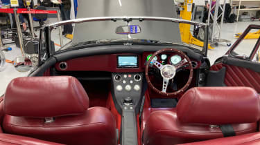 Electric MGB - interior