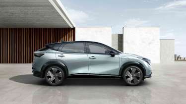 New Nissan Ariya facelift - side profile 