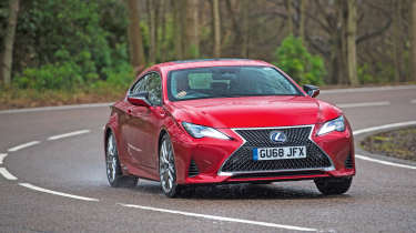 Used Lexus RC - front cornering