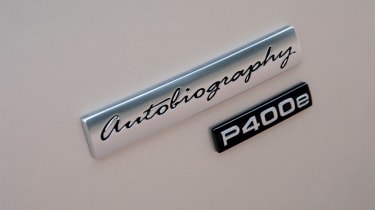 Range Rover PHEV - P400e badge