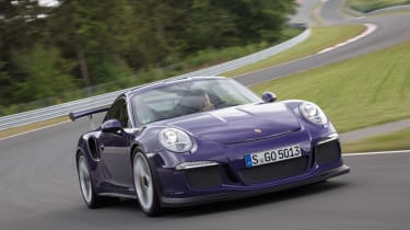 Porsche 911 GT3 RS - front cornering