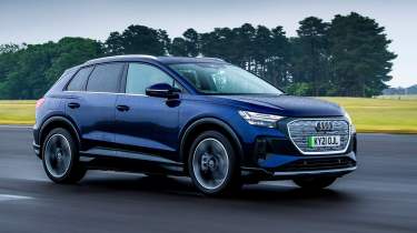 Used Audi Q4 e-tron - front tracking