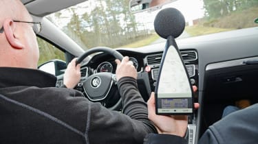 Winter tyre test - driving