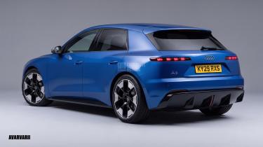 Audi A3 render (watermarked) - rear