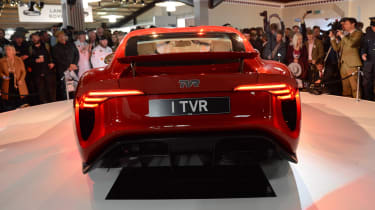 TVR Griffith reveal - full rear
