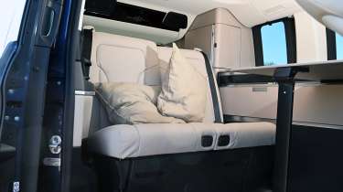 Mercedes Marco Polo - rear seats and bedding area 