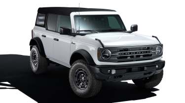 Ford Custom Garage Packages Matte Black Ford Bronco - front 3/4