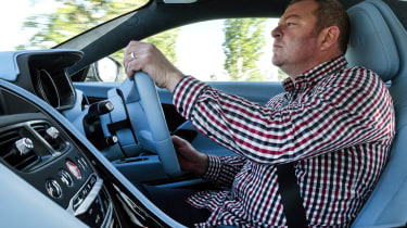 Aston Martin DB11 prototype - Steve Sutcliffe driving