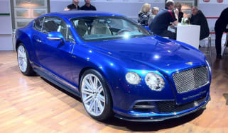 Bentley Continental GT Speed on the show stand