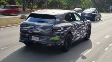 Bentley Torcal prototype - rear tracking