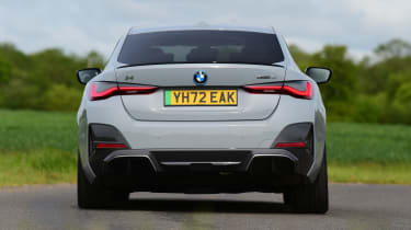 BMW i4 - rear cornering