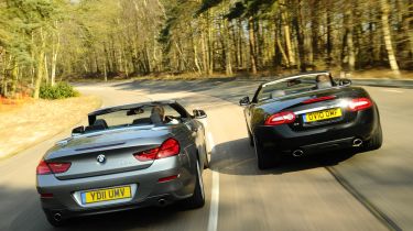 BMW 6-Series vs Jaguar XK twin