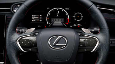 Lexus LBX Morizo RR - driver dashboard view