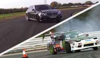 Nissan 200 SX vs Mercedes S63 AMG