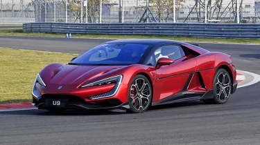 Yangwang U9 - front cornering